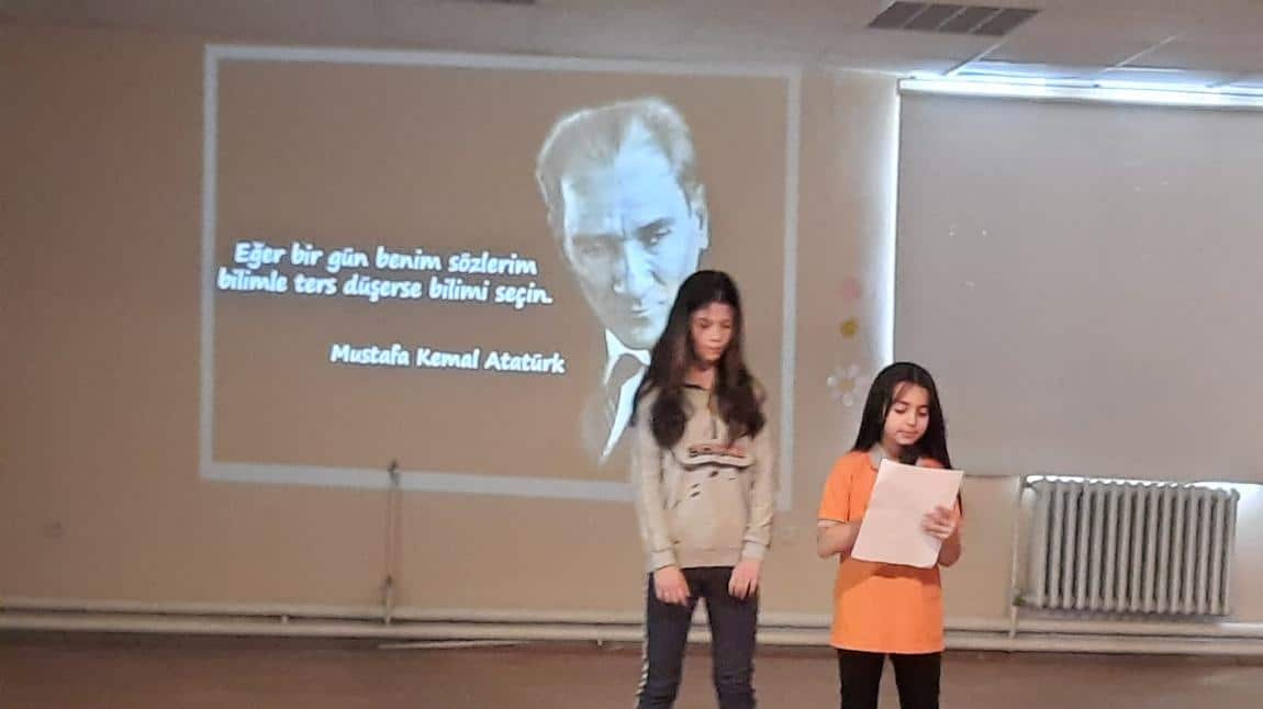 10 Kasım Gazi Mustafa Kemal Atatürk'ü Anma Töreni 